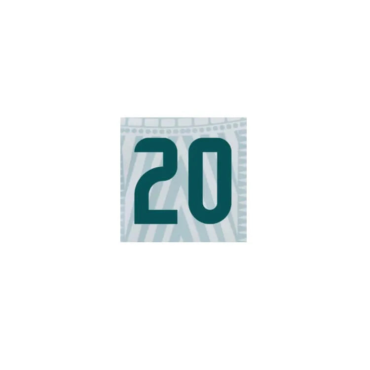 Mexico 2024 25 Away H. Martin #20 Jersey Name Set (Front)