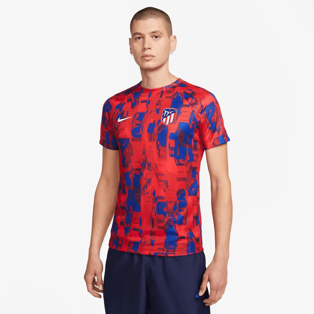 Nike 2023-24 Atletico Madrid Men's Pre-Match Jersey (Model - Front)