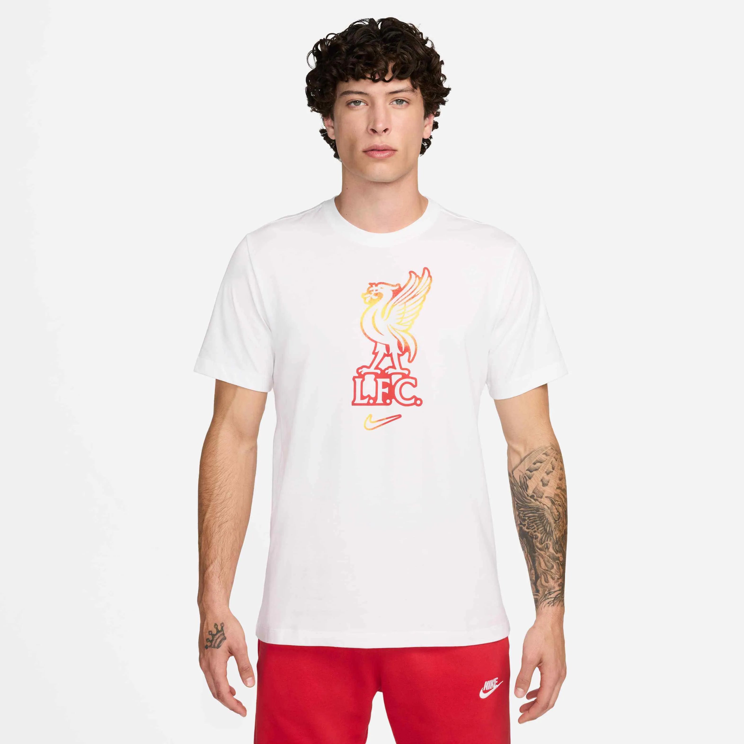 Nike 2024-25 Liverpool Men's Crest Tee (Model - Front)
