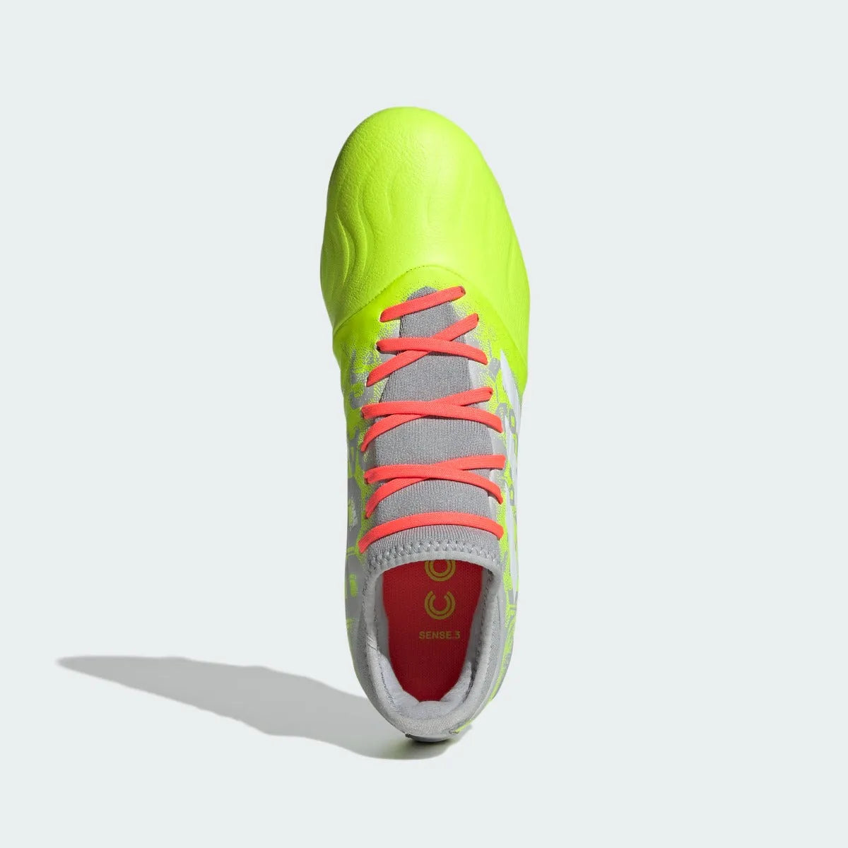 Adidas Copa Sense .3 FG - Clear Onix-Solar Yellow (Top)