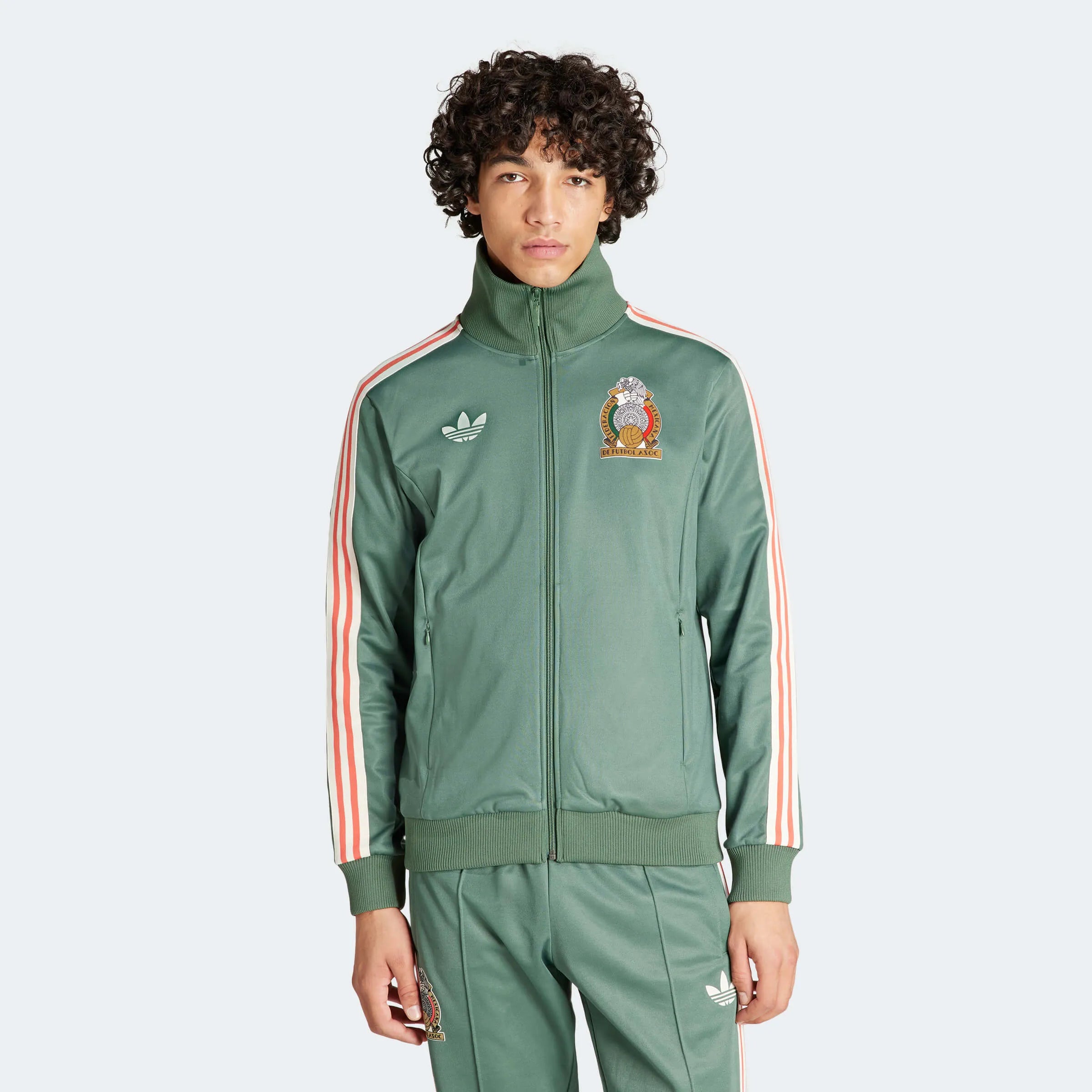 adidas 2024-25 Mexico Men's Beckenbauer Track Top (Model - Front)