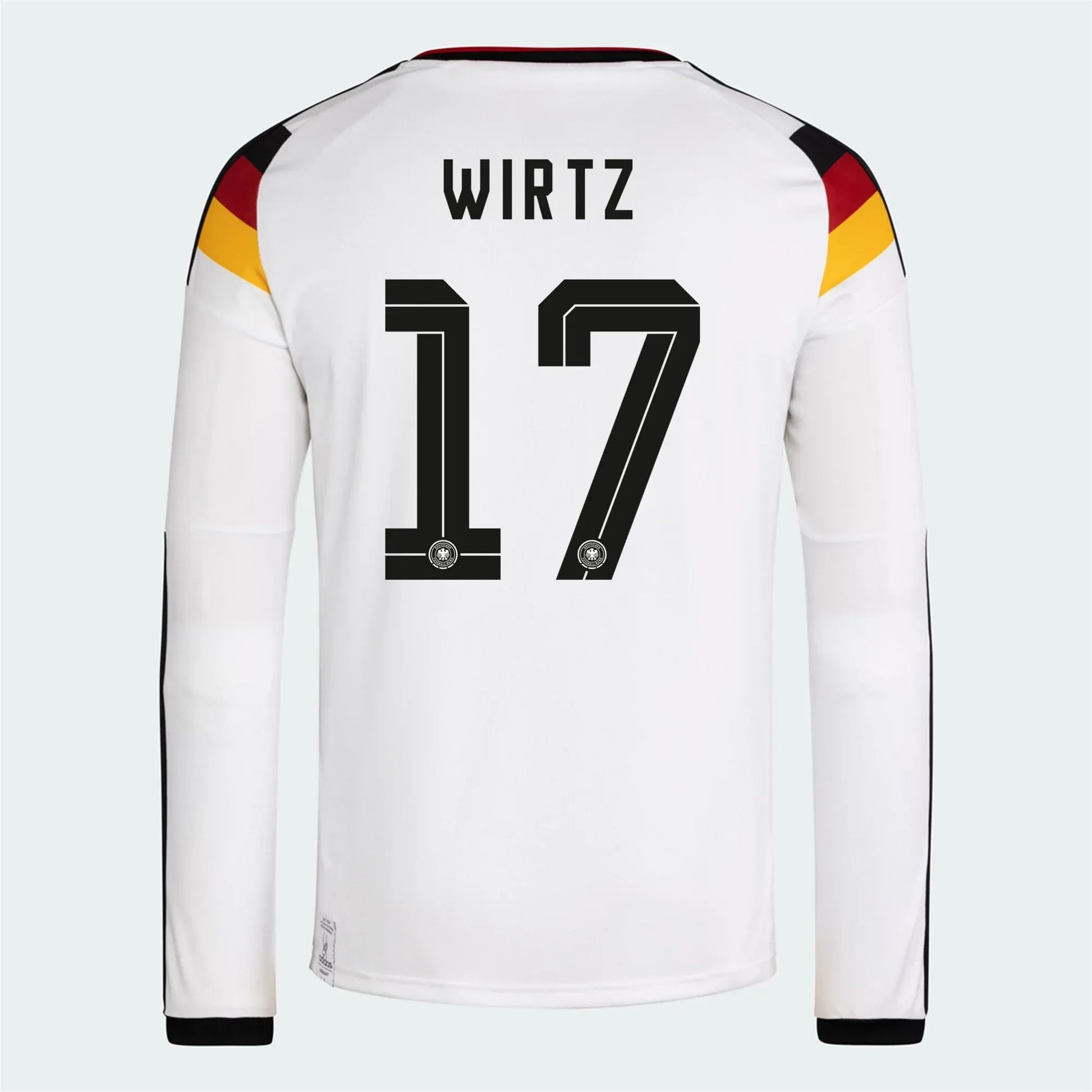 adidas 2026 Germany Men's Stadium Home Long-Sleeve Soccer Jersey adidas 2026 Germany Men's Stadium Home Long-Sleeve Soccer Jersey