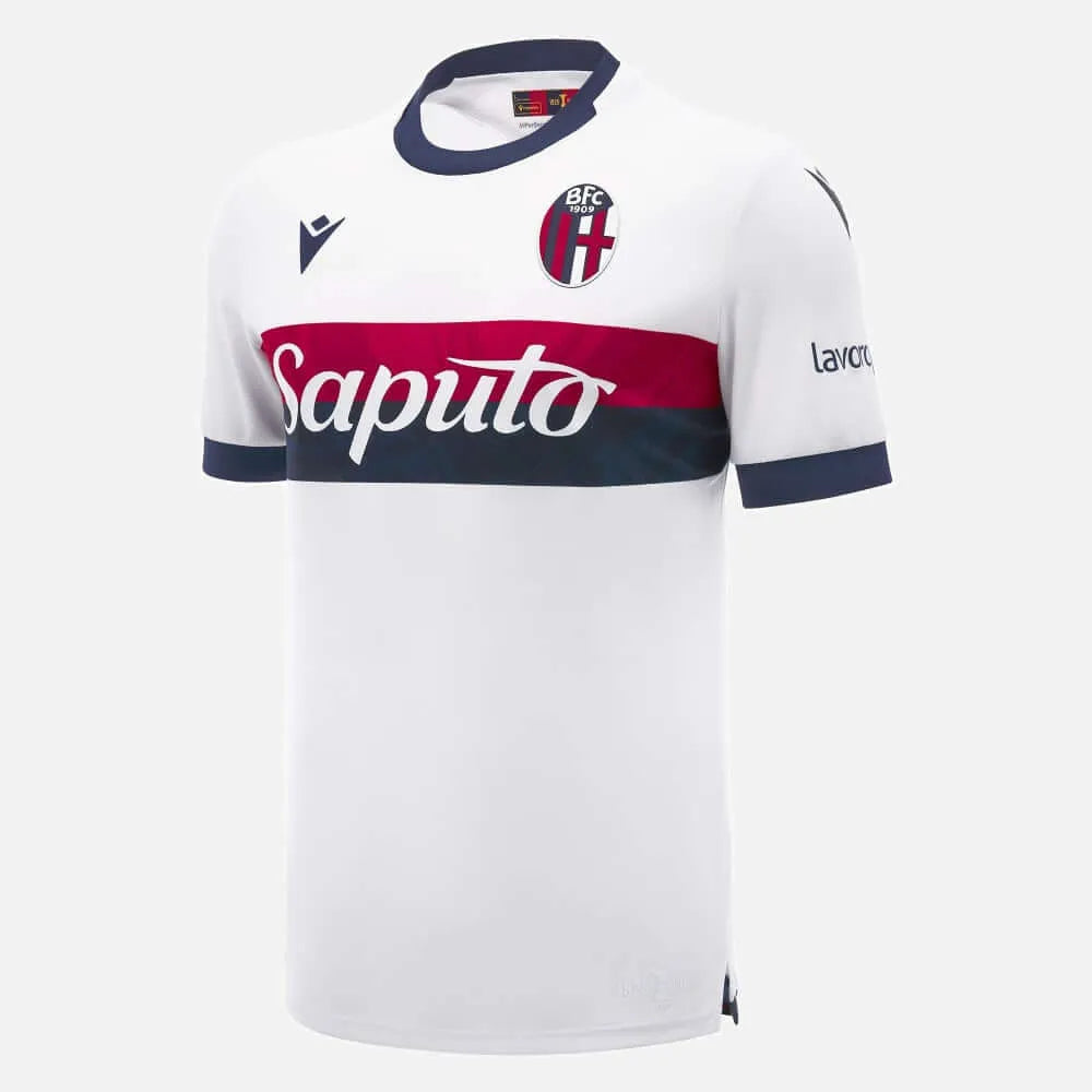 Macron 2024-25 Bologna Men's Authentic Away Jersey (Front)