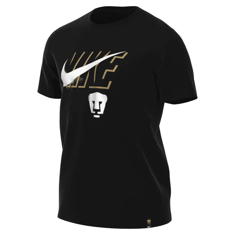Nike 2023 Pumas UNAM Swoosh Tee - Black (Front)