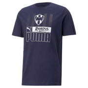 Puma 2022-23 Monterrey Core Tee - Navy-White (Front)