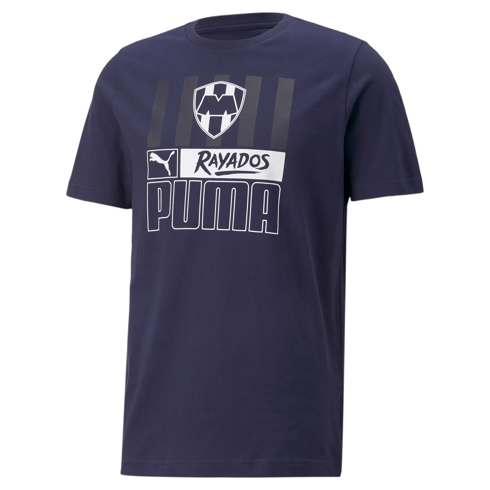 Puma 2022-23 Monterrey Core Tee - Navy-White (Front)