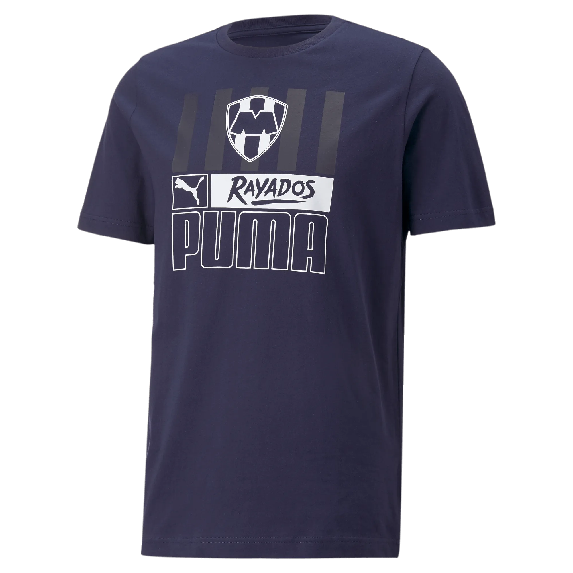 Puma 2022-23 Monterrey Core Tee - Navy-White (Front)