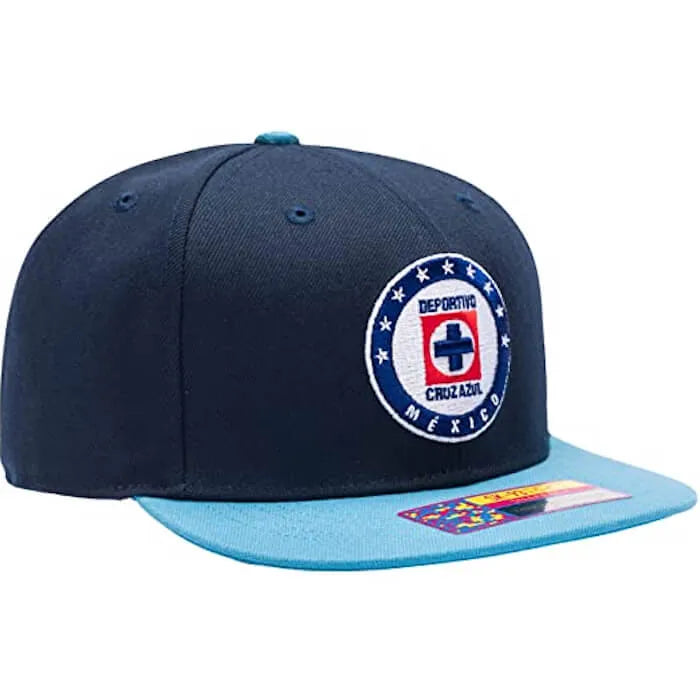 FI Collection Cruz Azul Snapback Hat - Navy (Lateral - Side 2)