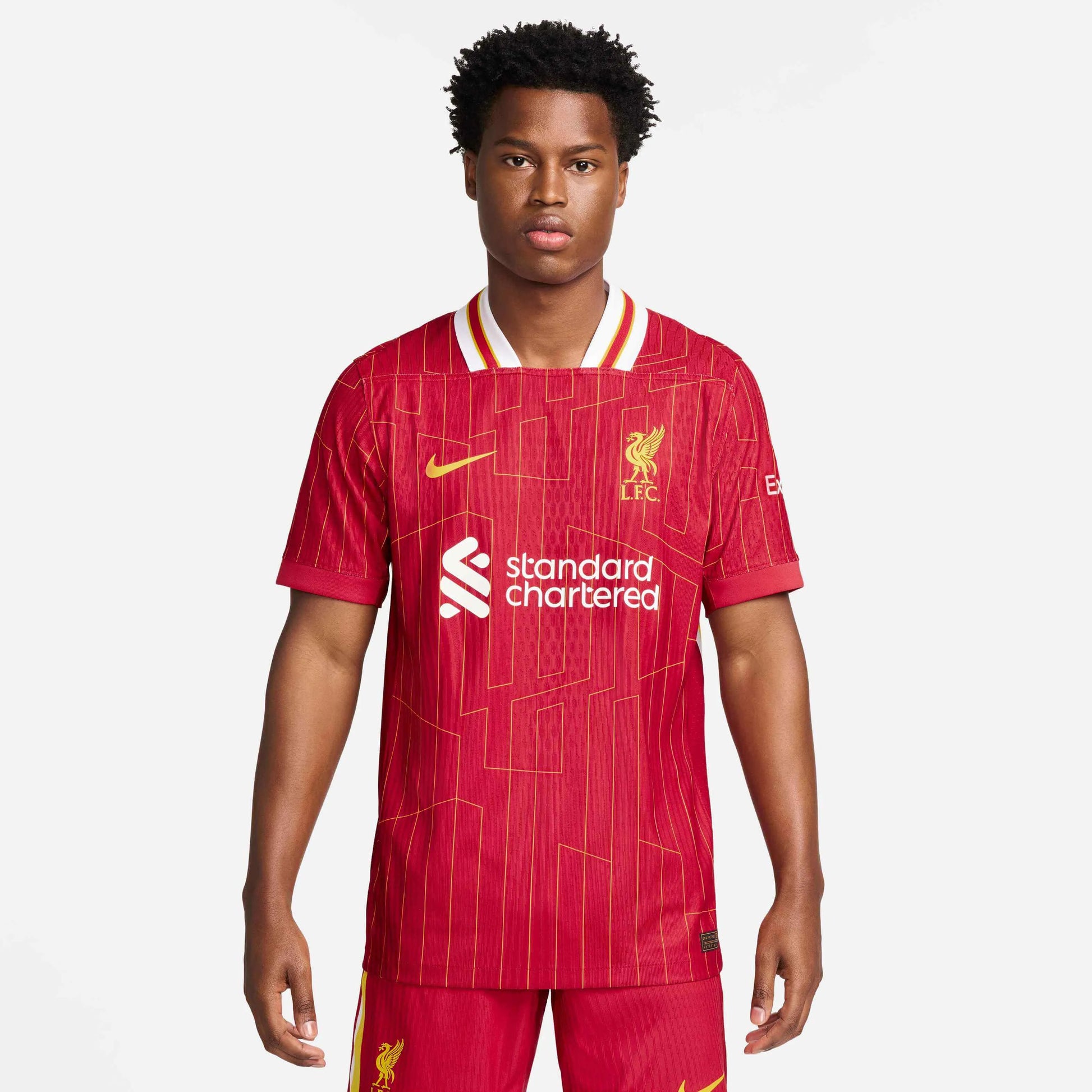 Nike 2024-25 Liverpool Men's Authentic Home Jersey (Model - Front)
