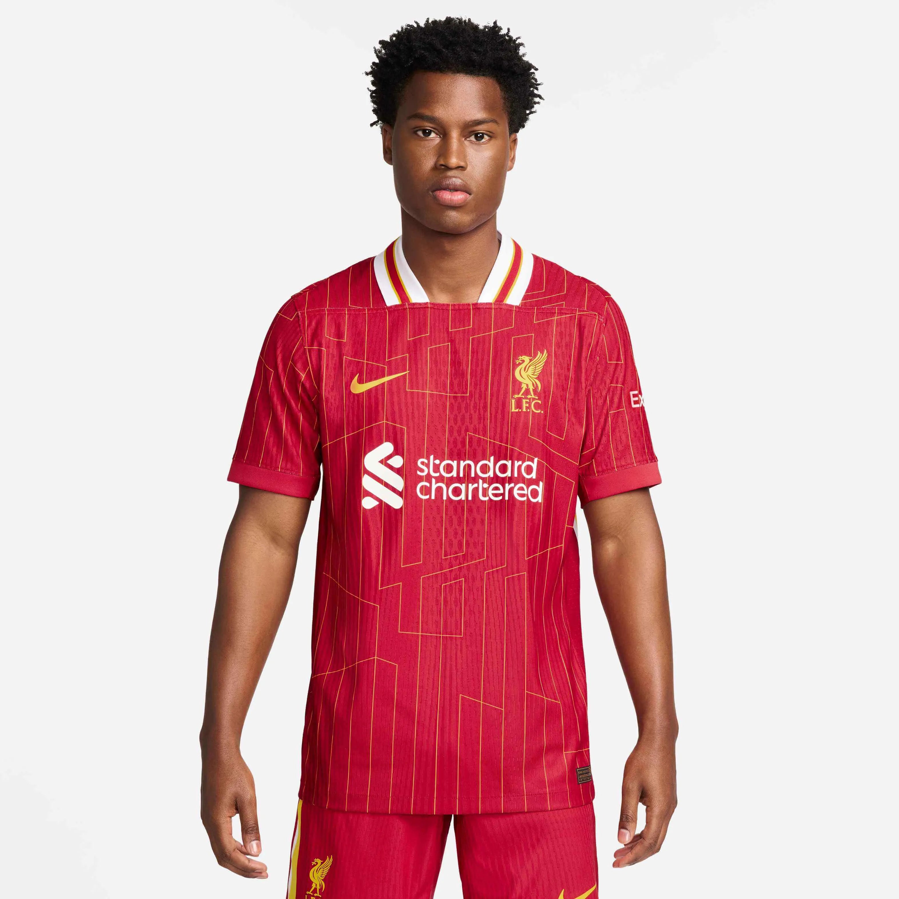 Nike 2024-25 Liverpool Men's Authentic Home Jersey (Model - Front)