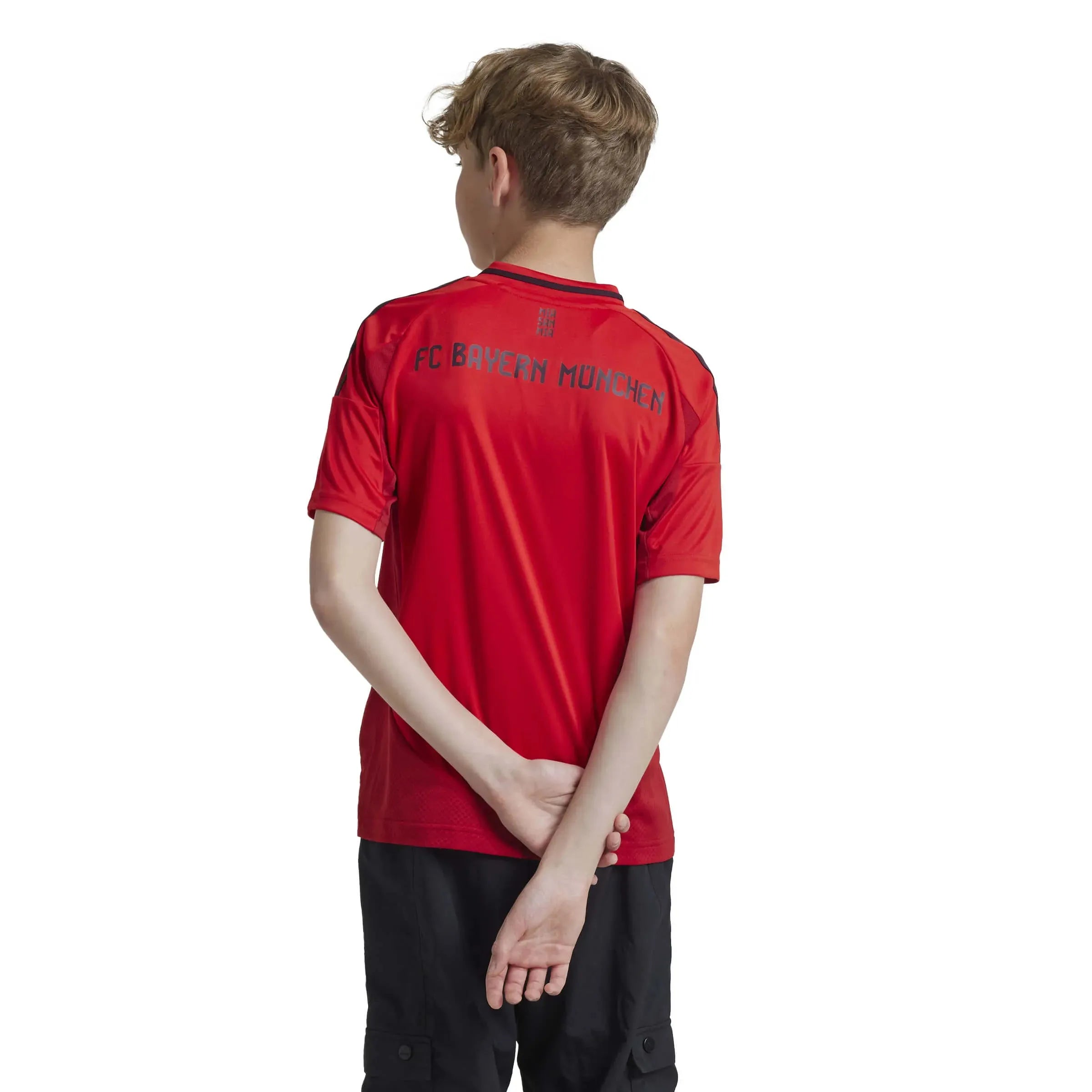 adidas 2024-25 Bayern Munich Youth Stadium Home Jersey (Model - Back)