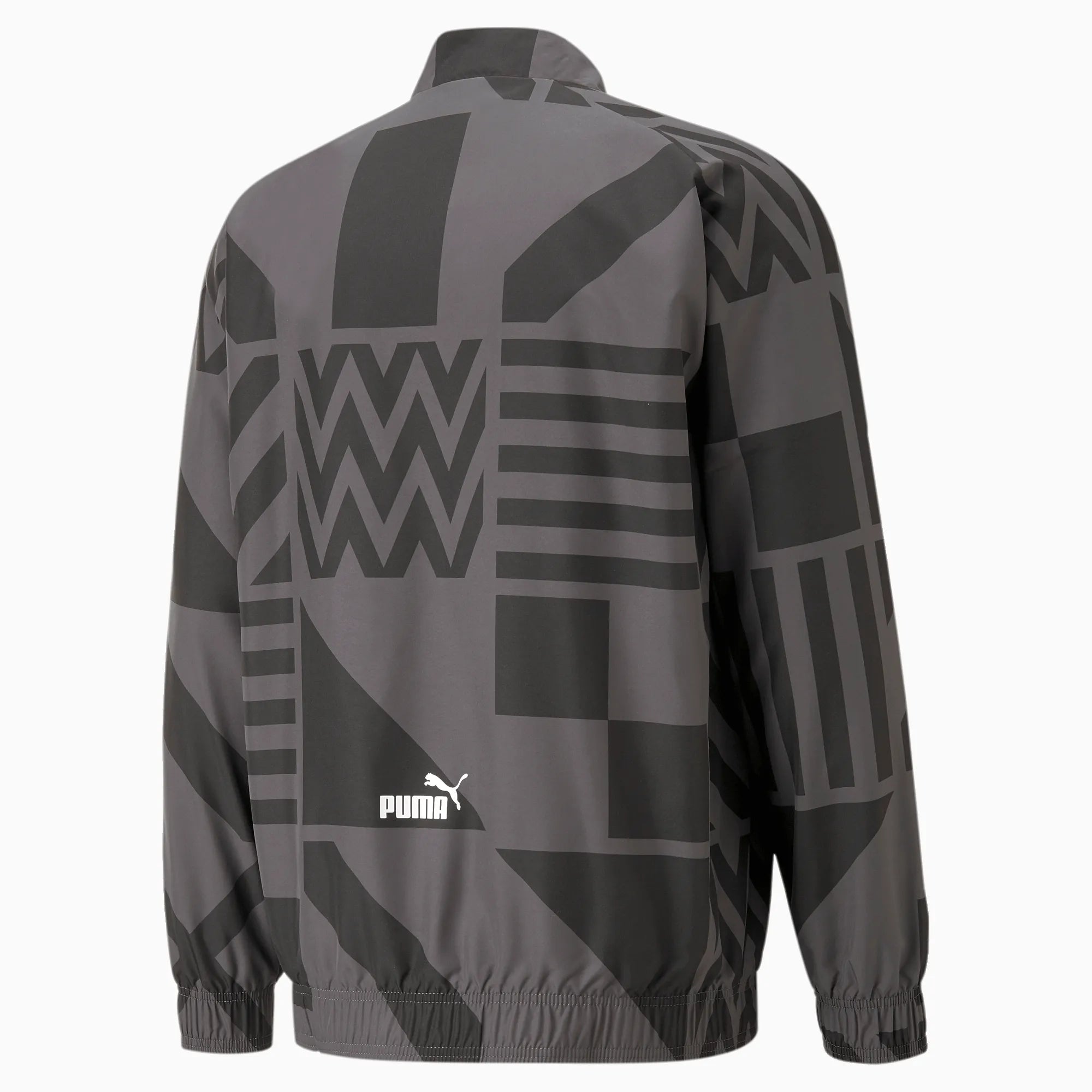 Puma 2022-23 AC Milan Pre-Match Jacket - Puma Black-Asphalt (Back)