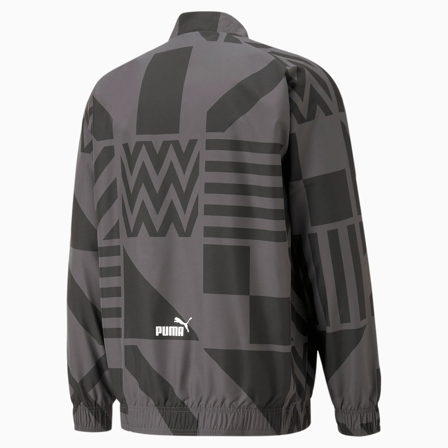 Puma 2022-23 AC Milan Pre-Match Jacket - Puma Black-Asphalt (Back)