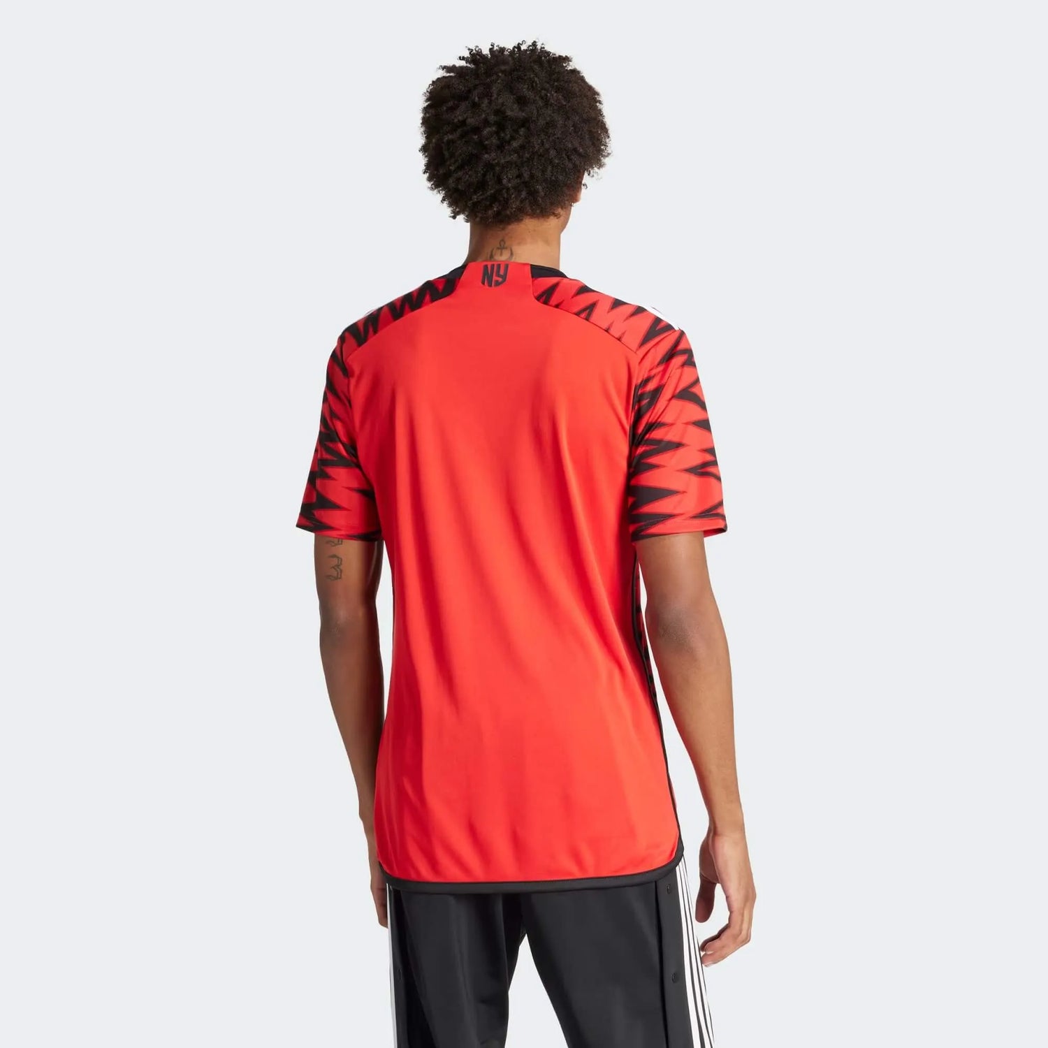 adidas 2024-25 NY Red Bulls Men's Stadium Home Jersey (Model - Back)