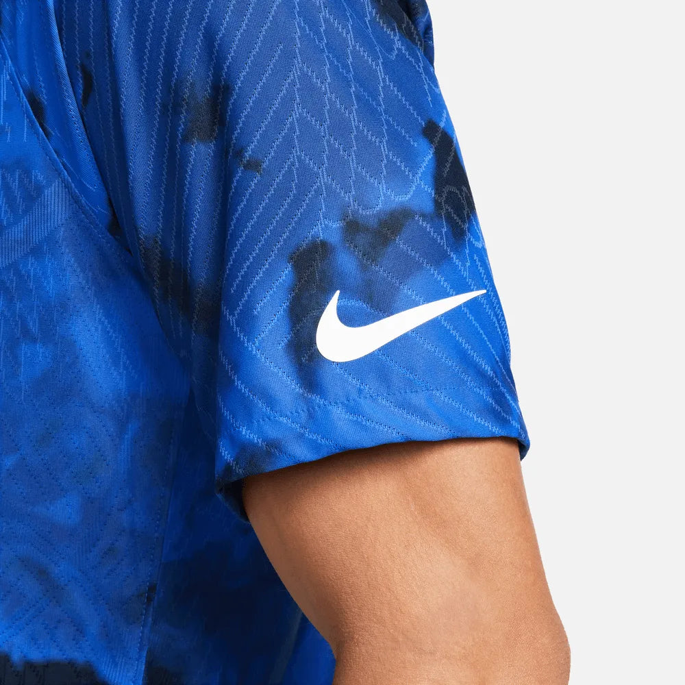 Nike 2022-23 USA Away Vapor Match Authentic Jersey Bright Blue (Detail 2)