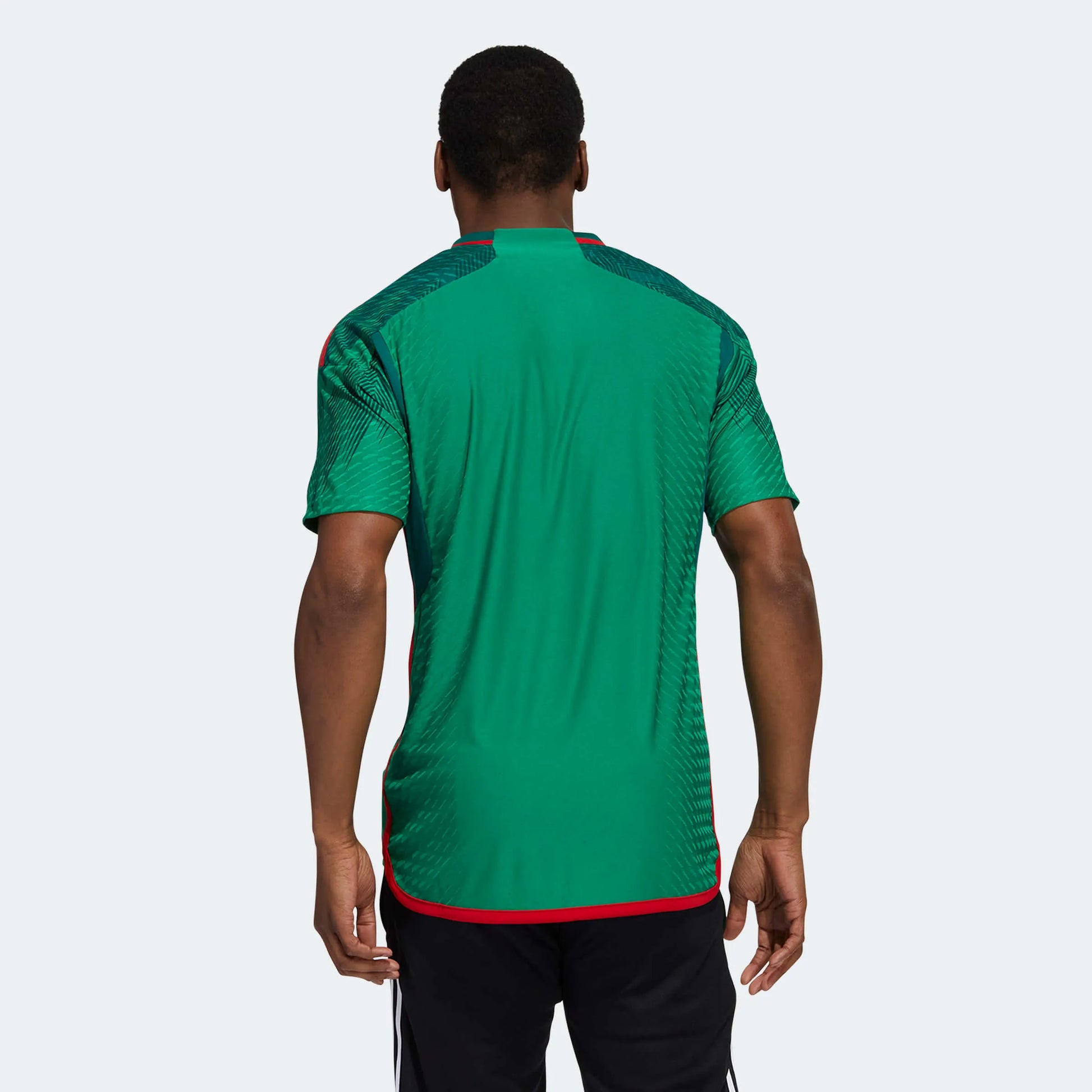 adidas 2022-23 Mexico Authentic Home Jersey (Model - Back)
