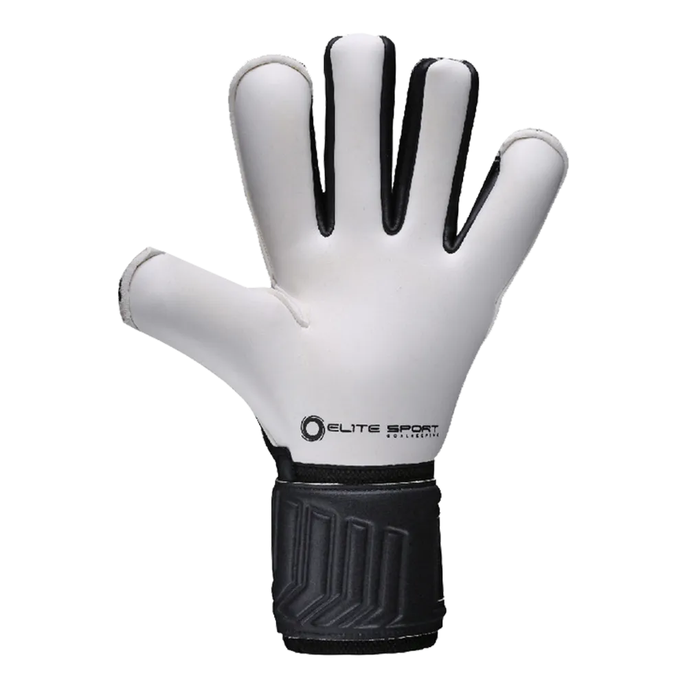Elite Sport Knight Pro Goalkeeper Gloves - Black-Gold-Yellow (Single - Inner)