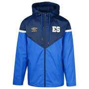 Umbro 2023-24 El Salvador Rain Jacket - Blue-Navy (Front)