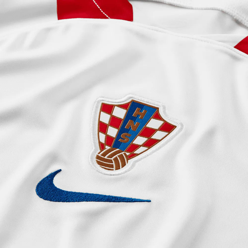 Nike 2022-23 Croatia Home Jersey White-Red-Blue (Detail 4)