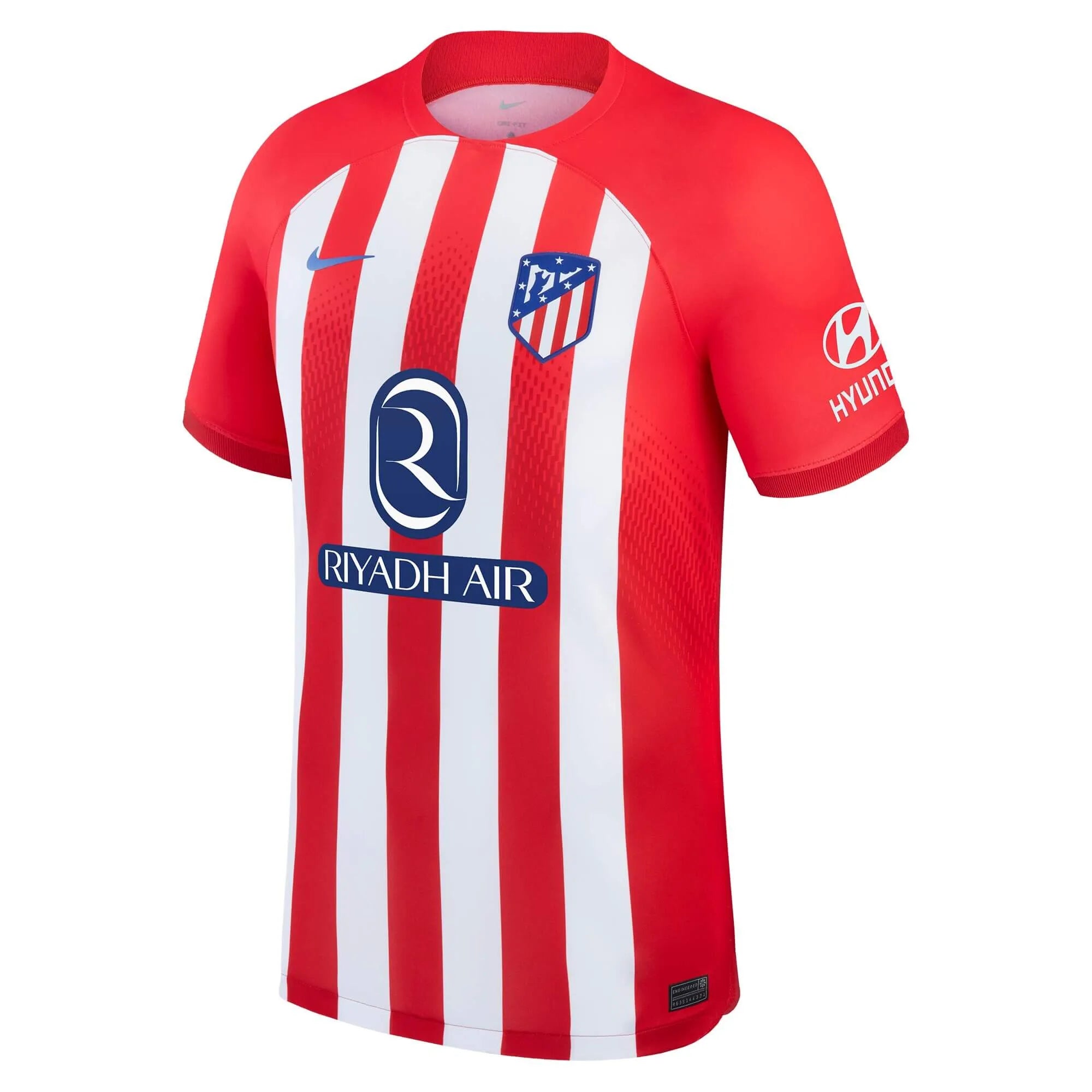 Nike 2023-24 Atletico Madrid Men's Stadium Home Jersey (Front)