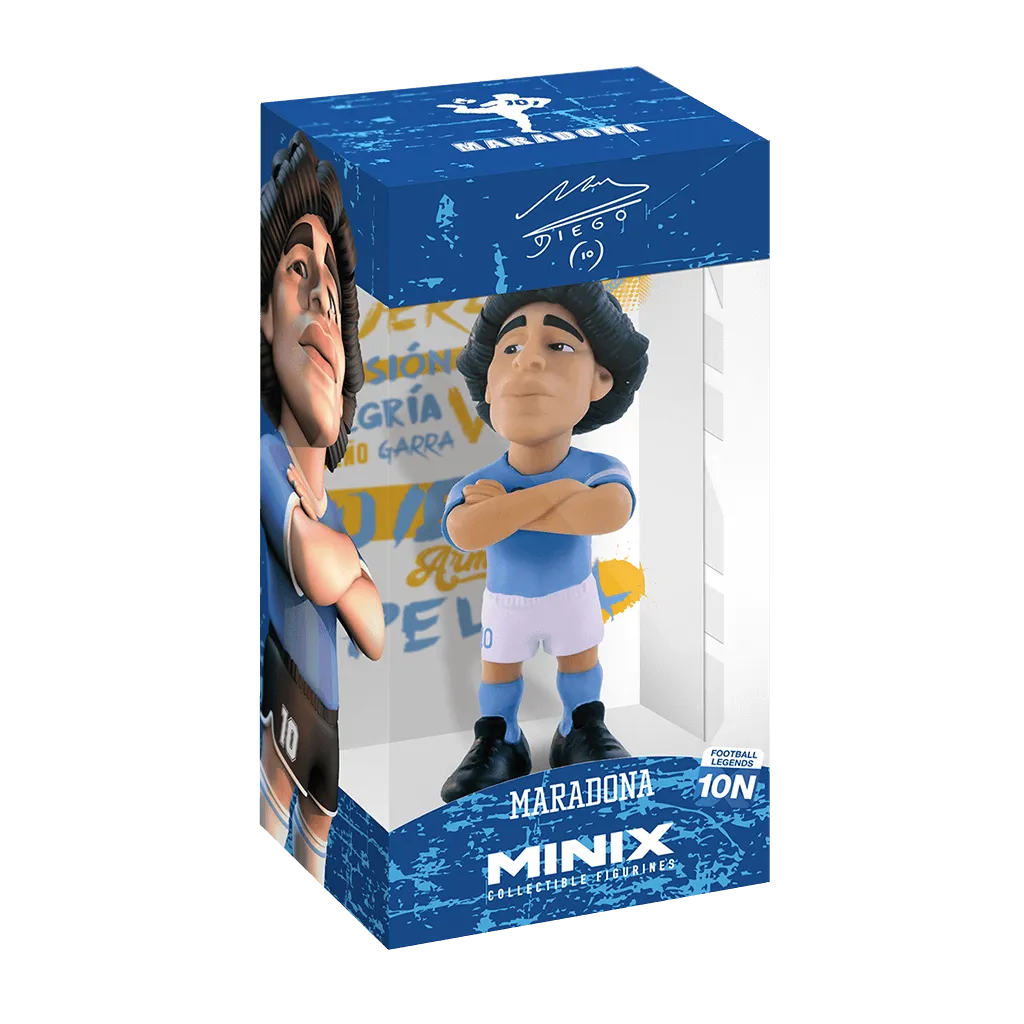 Minix 12 cm Maradona Napoli (Box)