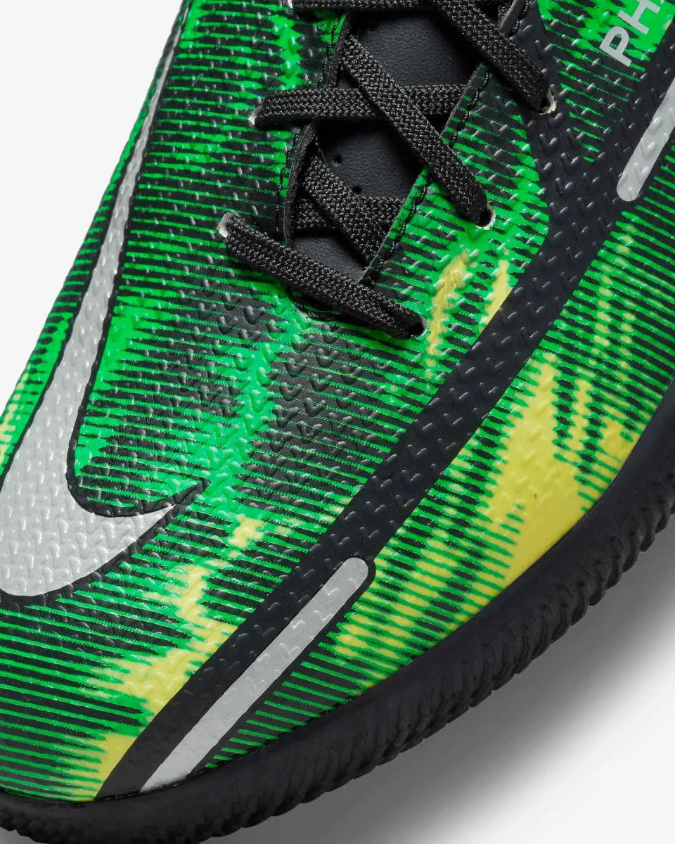 Nike JR Phantom GT2 Academy SW IC - Black-Green Strike (Detail 1)