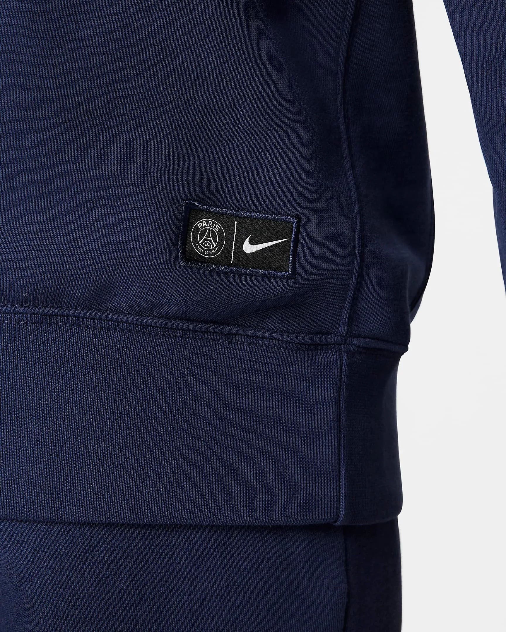 Nike 2022-23 PSG GFA Fleece Hoodie - Midnight Navy-White (Detail 3)