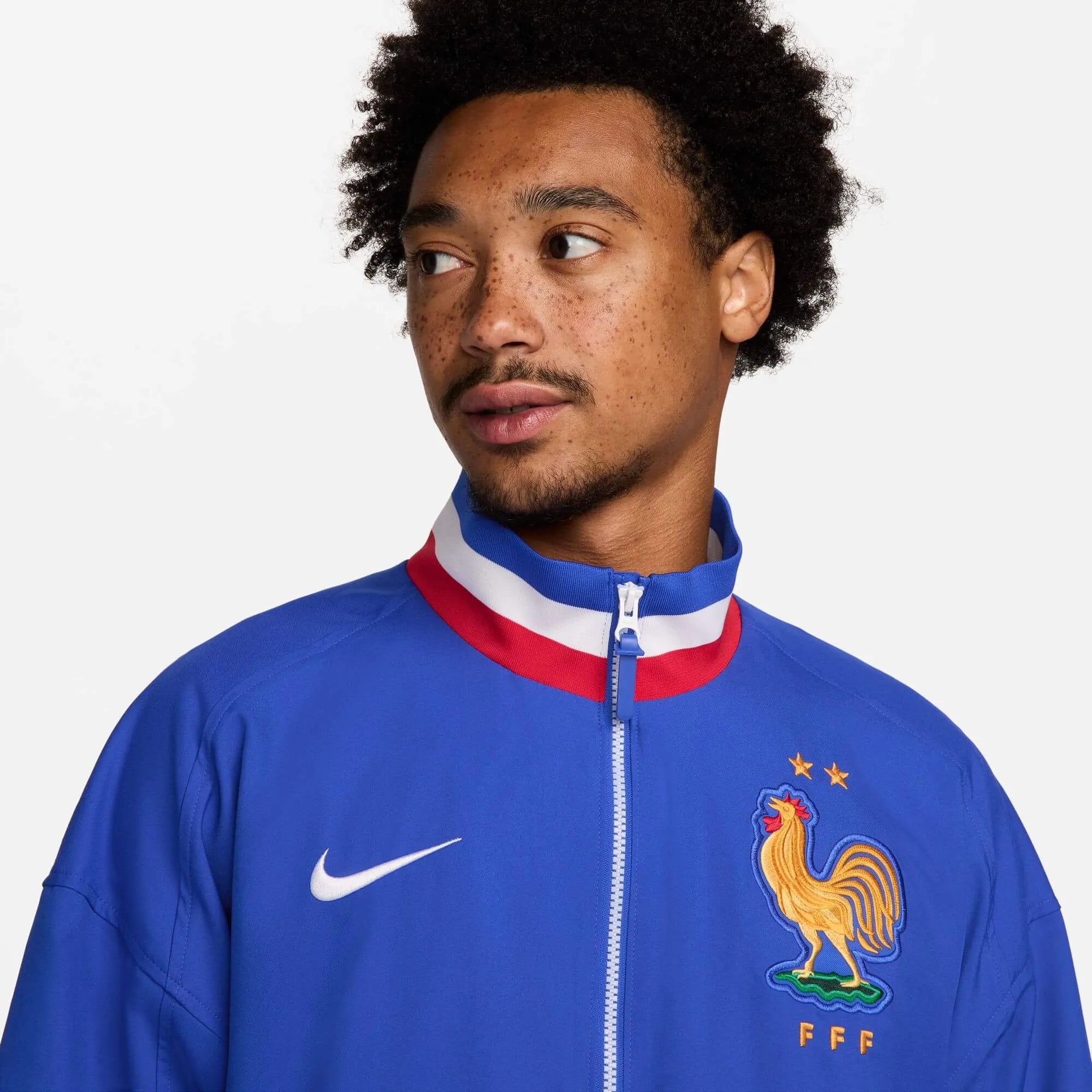 Nike 2024-25 France Men's DF Strike Anthem Jacket (Detail 1)
