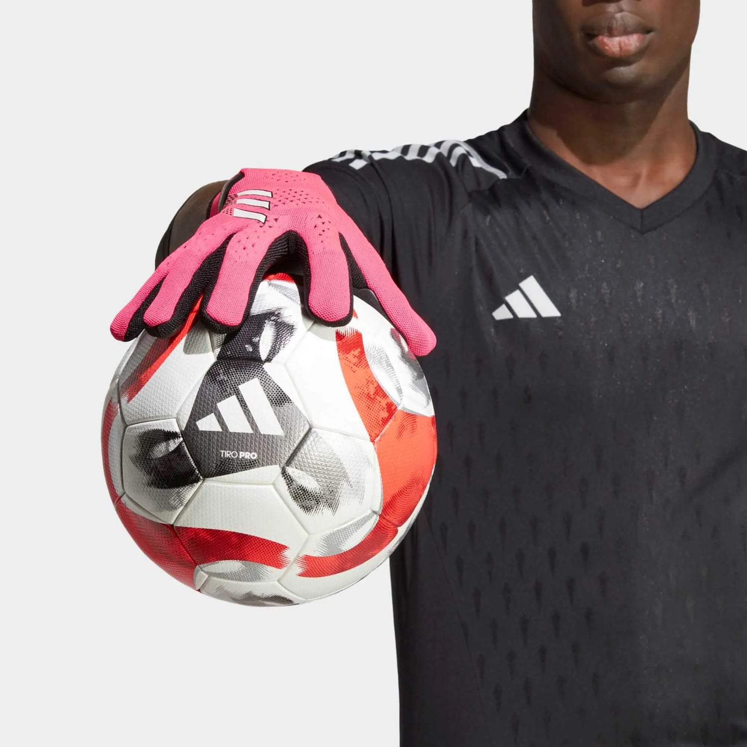 adidas X Speedportal Pro Gloves - Shock Pink - Black (Detail 2)