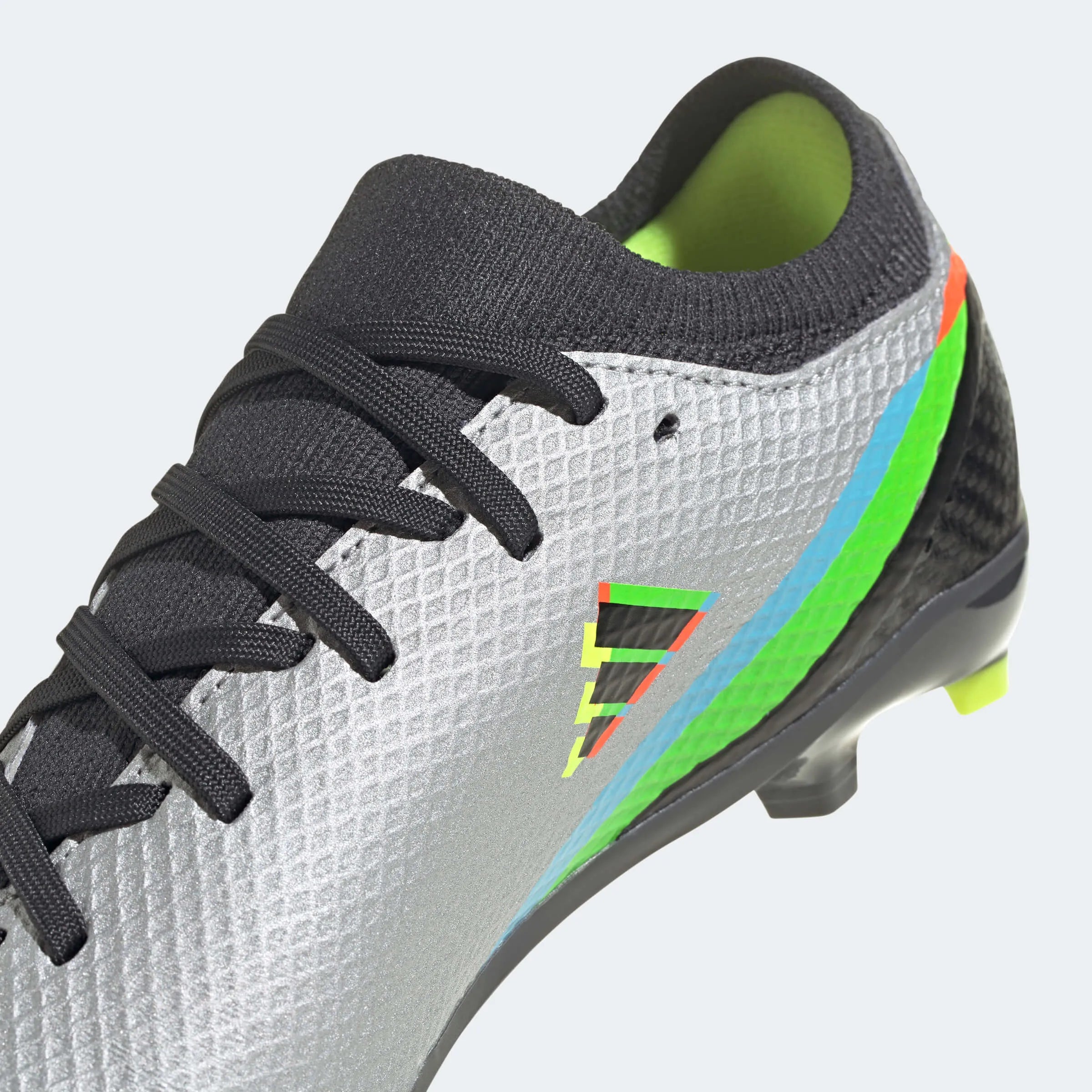 adidas Jr X Speedportal.3 FG - Silver-Black-Yellow (Detail 2)
