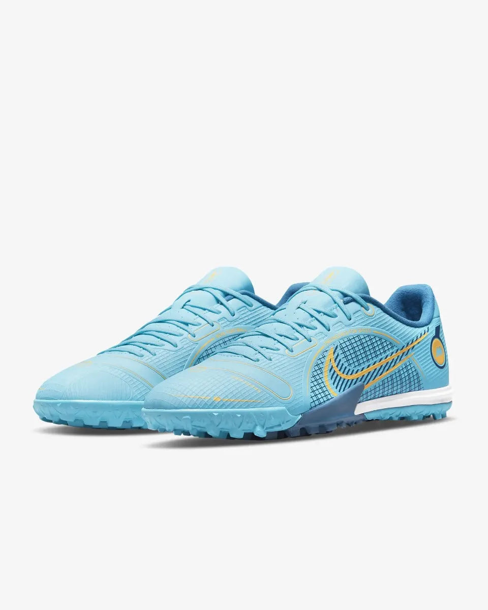Nike Mercurial Vapor 14 Academy Turf - Chlorine Blue-Laser Orange (Pair - Diagonal)