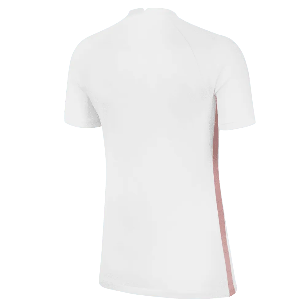 Nike France Women's EC22 Away Jersey - White-Pink Glaze (Back)