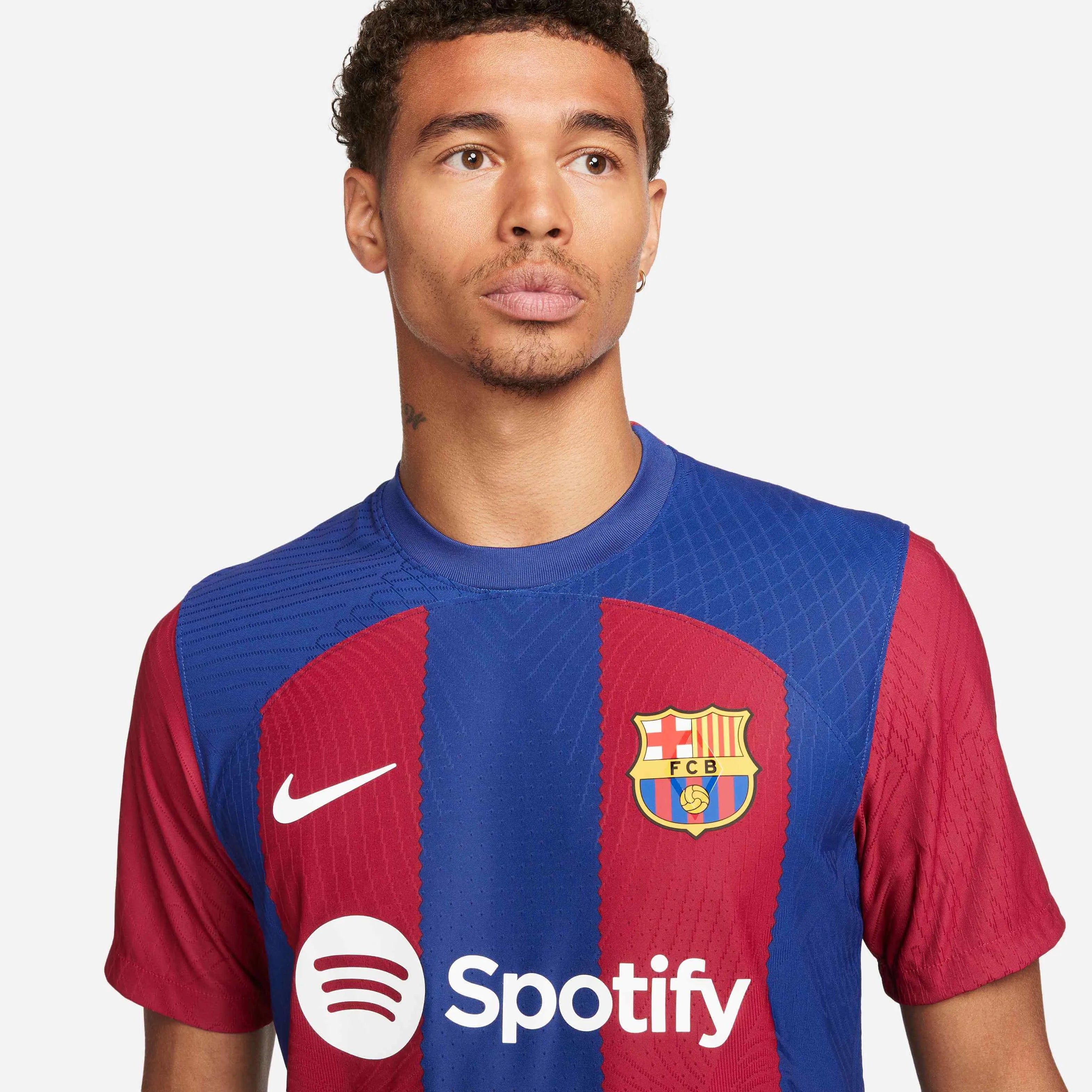Nike 2023-24 Barcelona Men's Authentic Home Jersey (Detail 1)