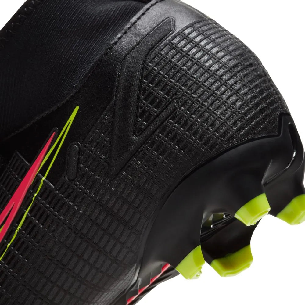 Nike JR Mercurial Superfly 8 Academy FG-MG - Black-Volt-Crimson