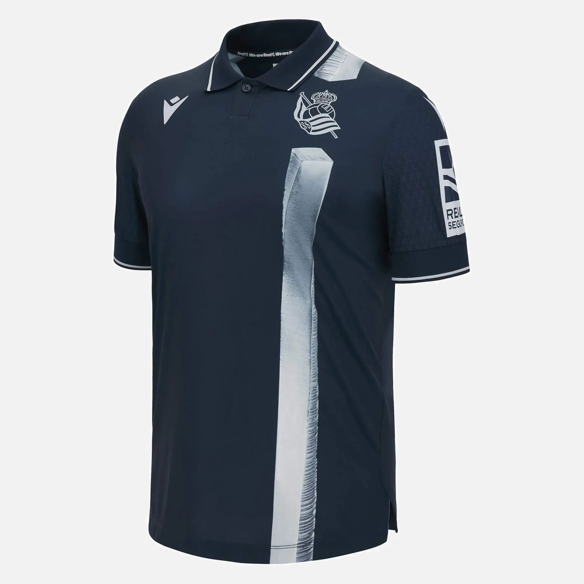 Macron 2023-24 Real Sociedad Men's Authentic Away Jersey (Lateral - Front)