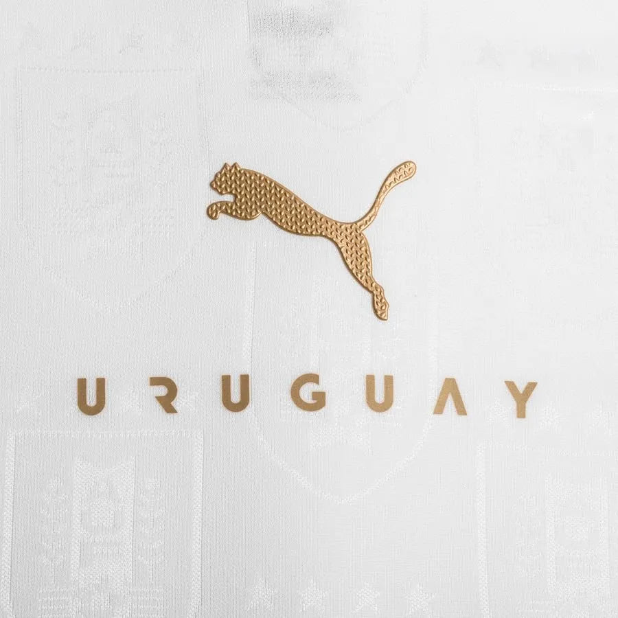 Puma 2021-22 Uruguay Away Jersey - White (Detail 2)
