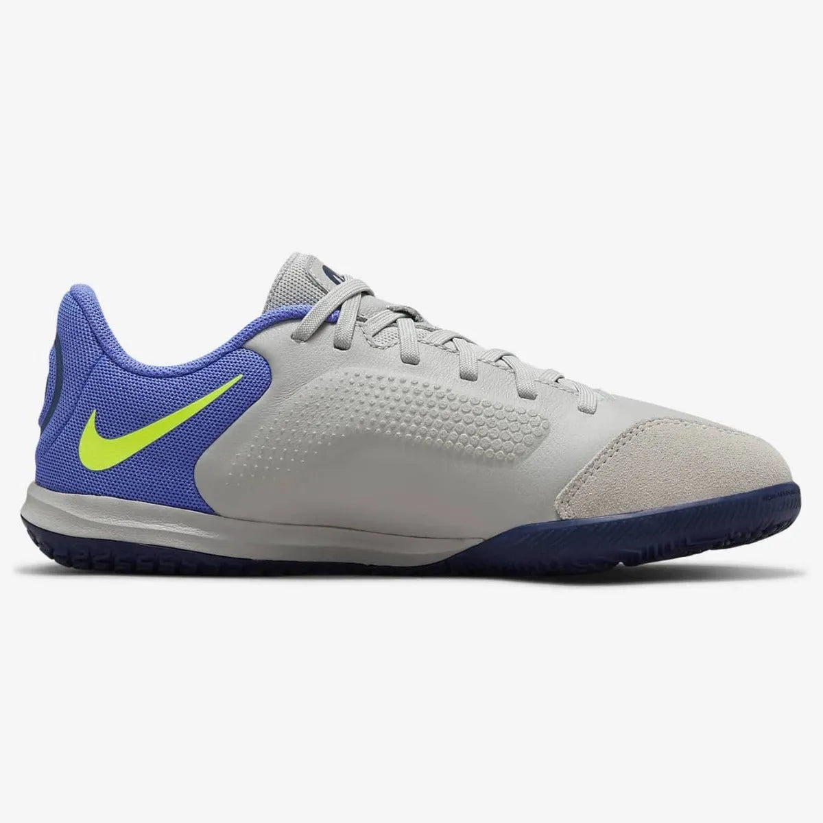 Nike JR Legend 9 Academy Indoor - Grey-Volt-Saphire (Side 2)