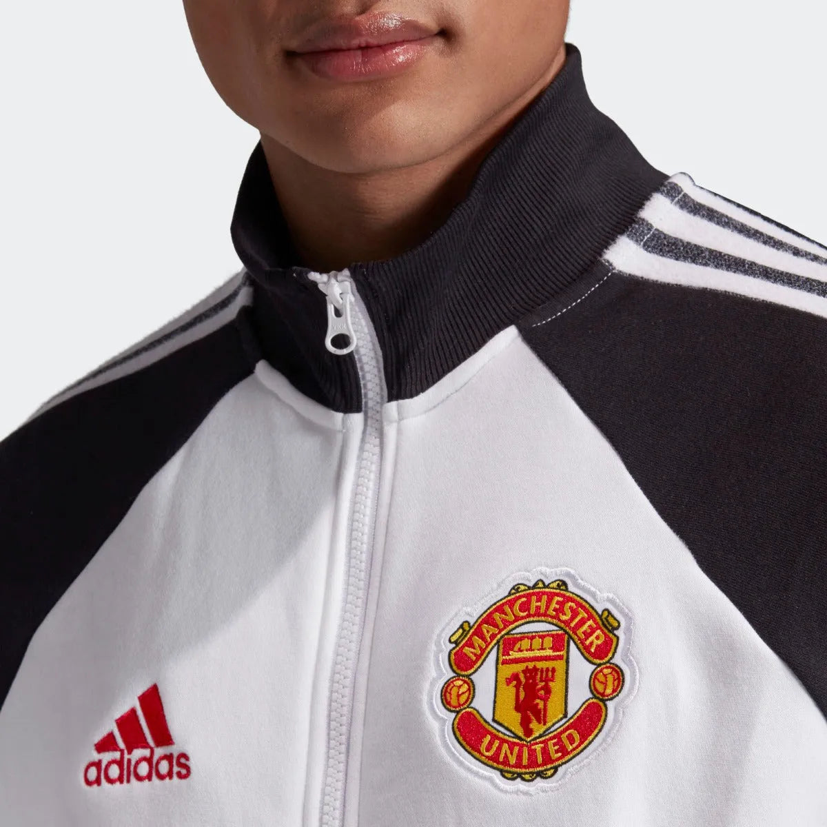 Adidas 2020-21 Manchester United Icons Top - Black-White