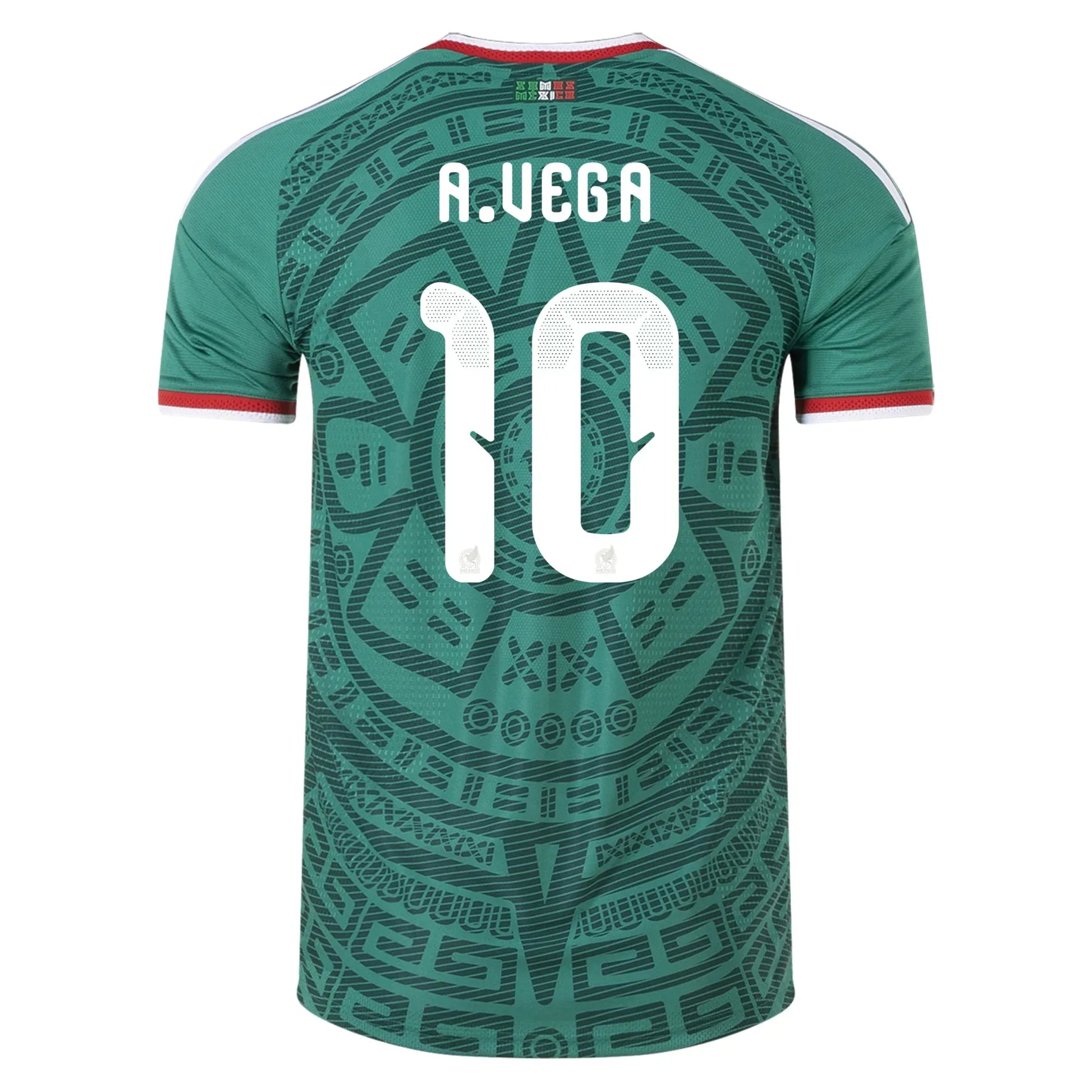 adidas 2026 Mexico Men's Authentic Home Soccer Jersey (A. Vega)