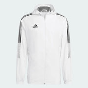 Adidas Tiro 21 Windbreaker Jacket - White-Black (Front)