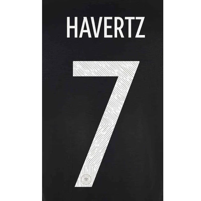 Germany 2020/21 Away Havertz #7 Jersey Name Set