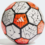 adidas Messi Club Ball - White-Black-Solar Red (Front)