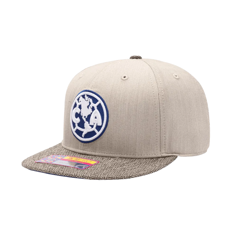 FI Collection Club America Snapback Hat - Beige (Front - Lateral 1)