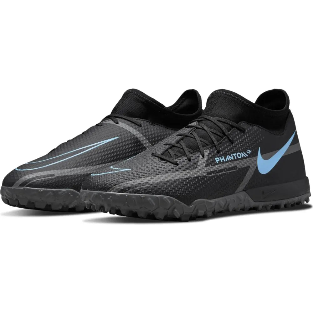 Nike Phantom GT2 Academy DF TF - Black-Blue (Pair - Diagonal)