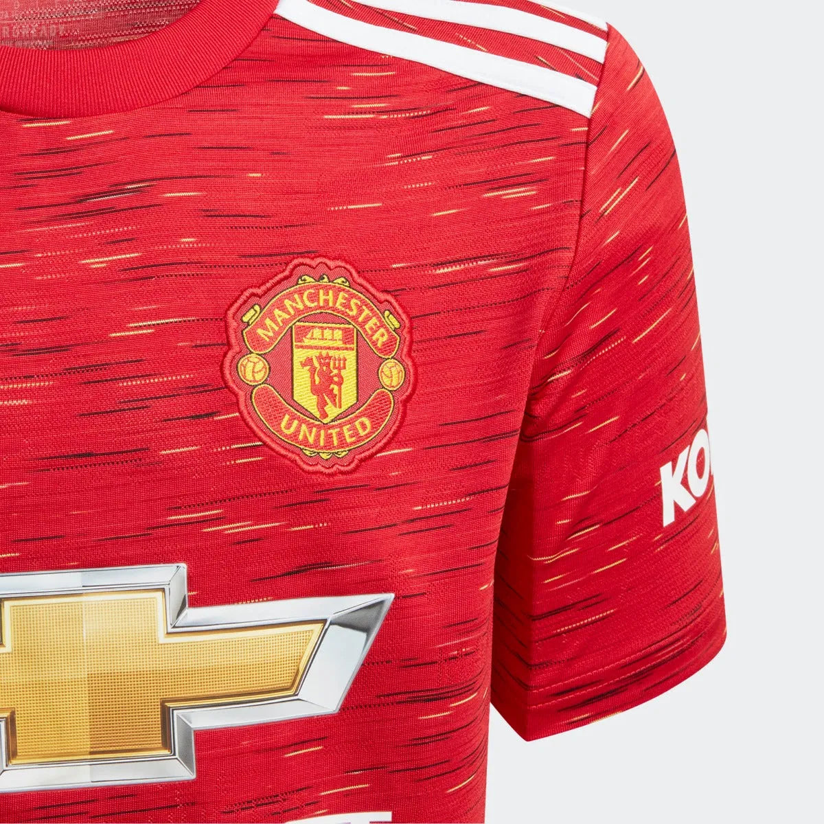 Adidas 2020-21 Manchester United Youth Home Jersey - Red