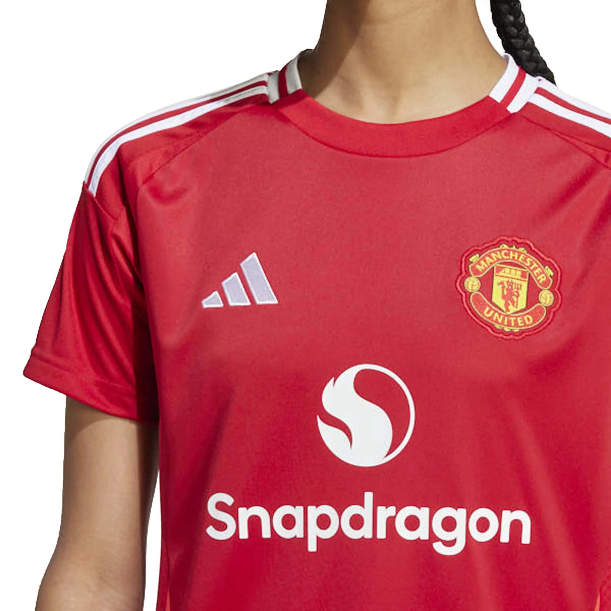 adidas 2024-25 Manchester United Women's Stadium Home Jersey (Detail 1)
