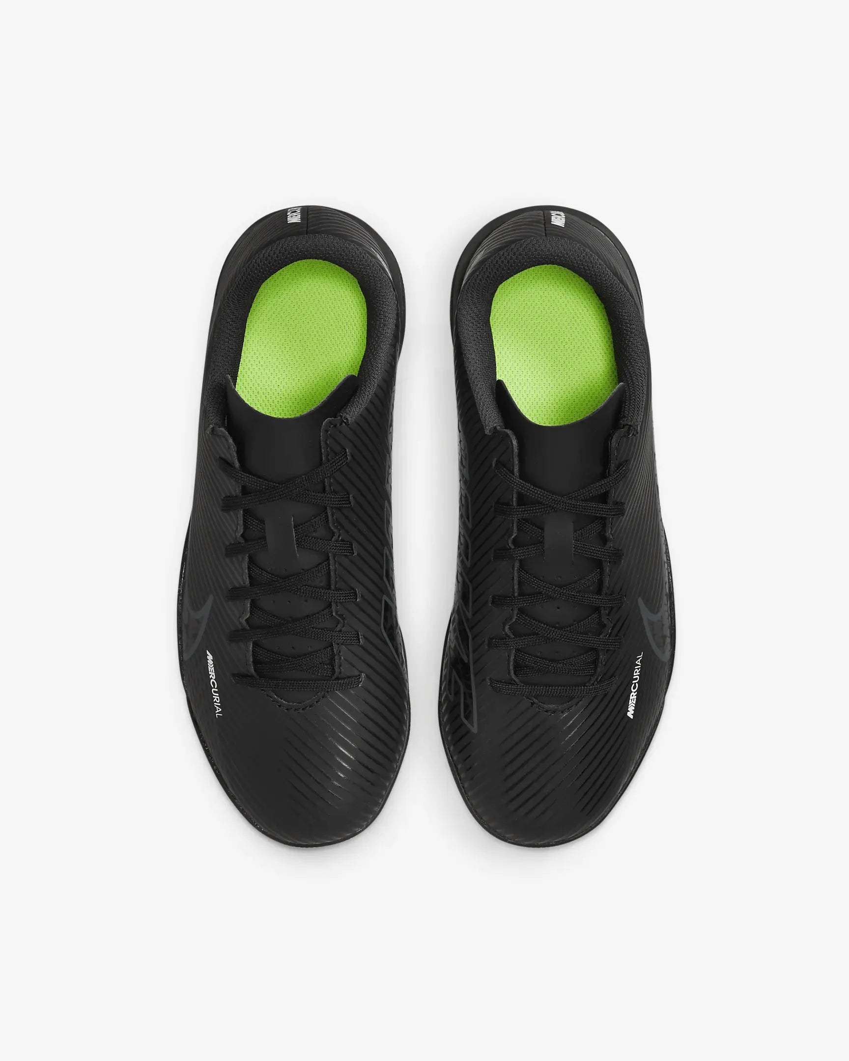 Nike Jr Vapor 15 Club Turf - Black-Smoke Grey (Pair - Top)