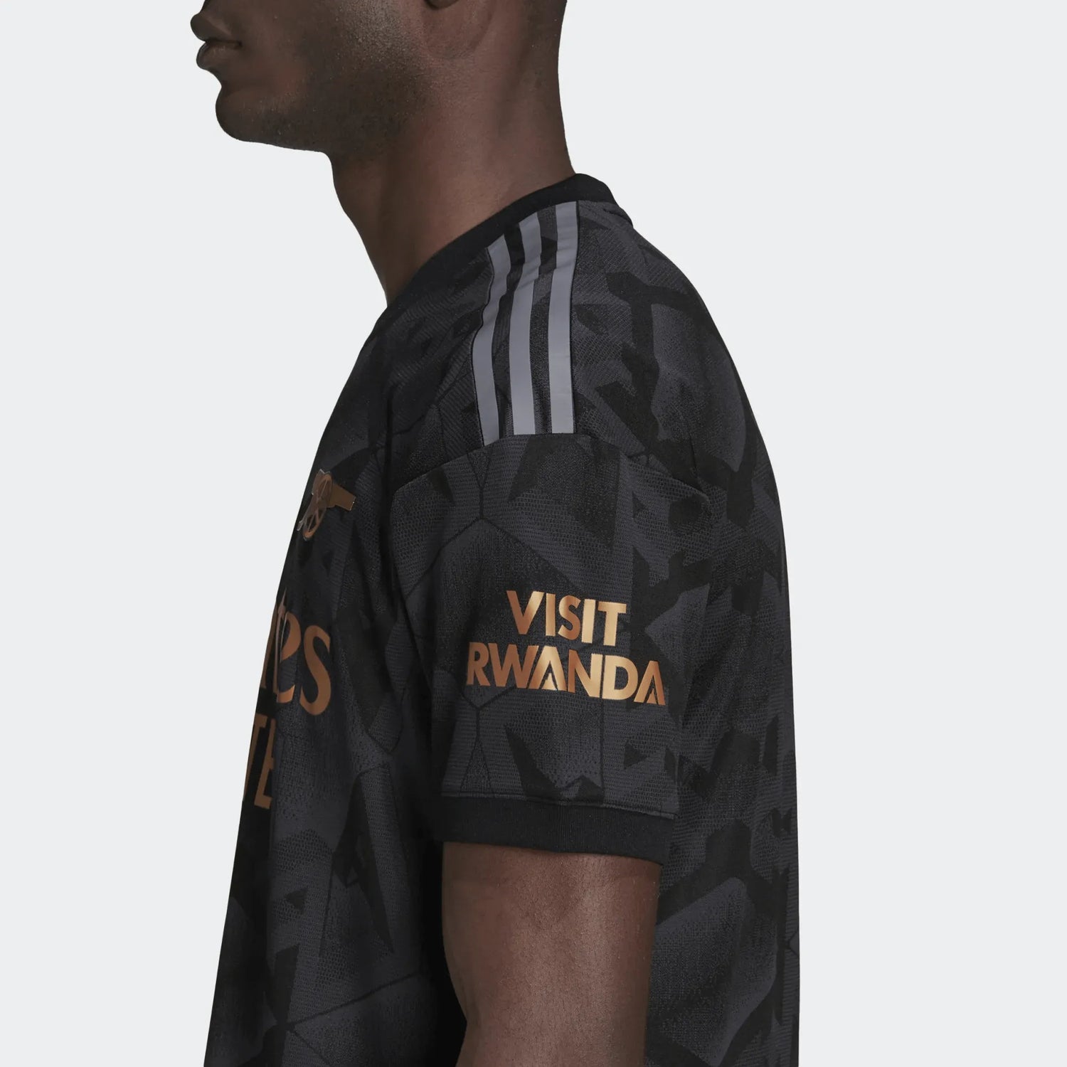 adidas 22-23 Arsenal Authentic Away Soccer Jersey - Black
