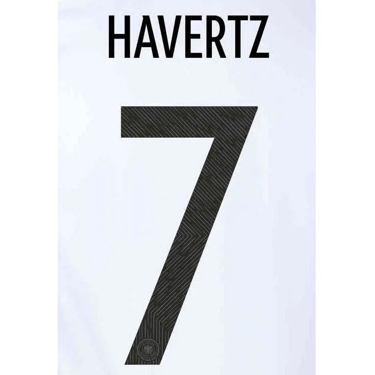 Germany 2020/21 Home Havertz #7 Jersey Name Set