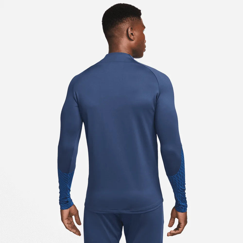 Nike 2022-23 France Strk Drill Top - Navy (Model - Back)